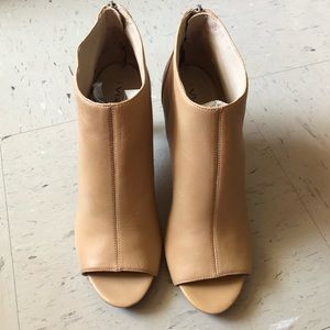 Via Spiga Peep Toe Booties